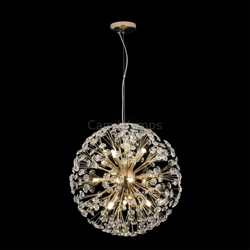 Dandelion Spherical Crystal Pendant Light - Camilalamps - ILM0634