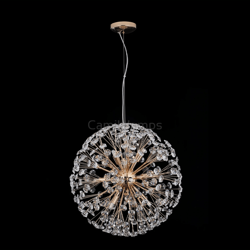 Dandelion Spherical Crystal Pendant Light - Camilalamps - ILM0634