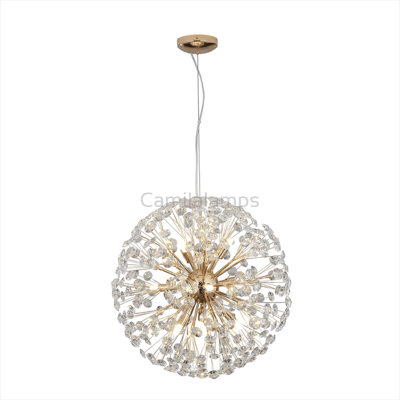 Dandelion Spherical Crystal Pendant Light - Camilalamps - ILM0634