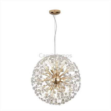 Dandelion Spherical Crystal Pendant Light - Camilalamps - ILM0634
