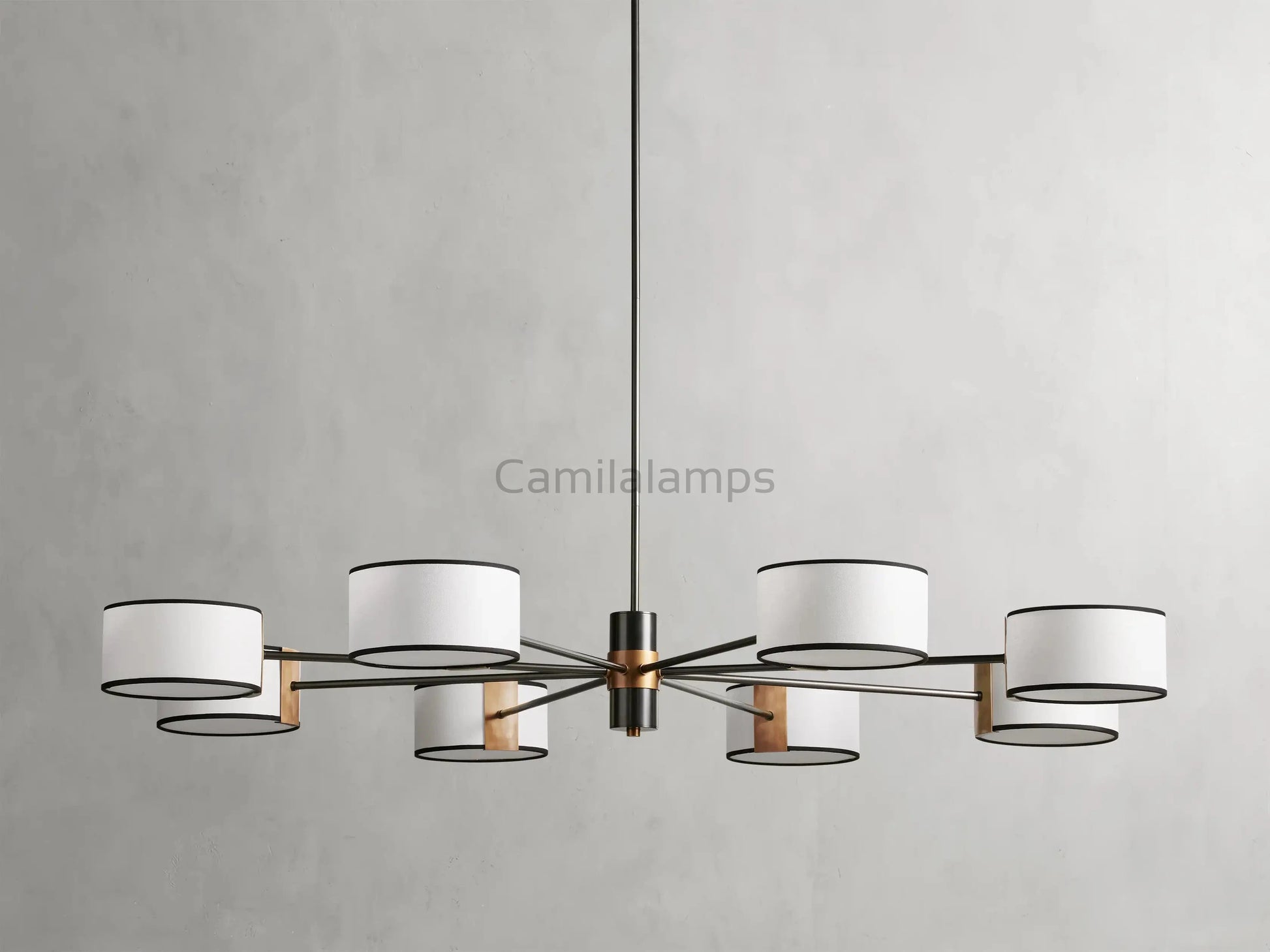 Daphne Round Chandelier 48''60'' - Camilalamps - Ca-110031H105