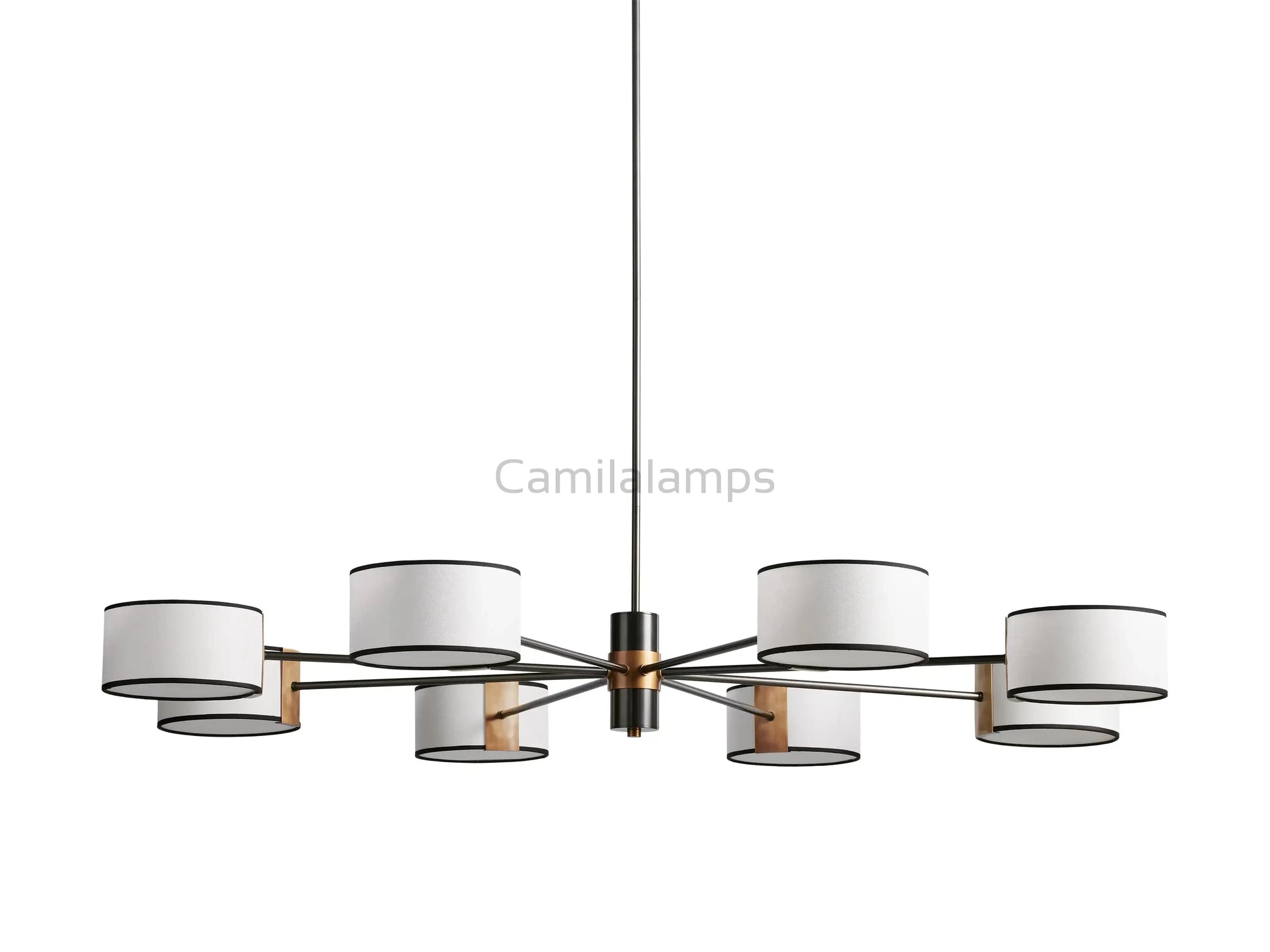 Daphne Round Chandelier 48''60'' - Camilalamps - Ca-110031H915