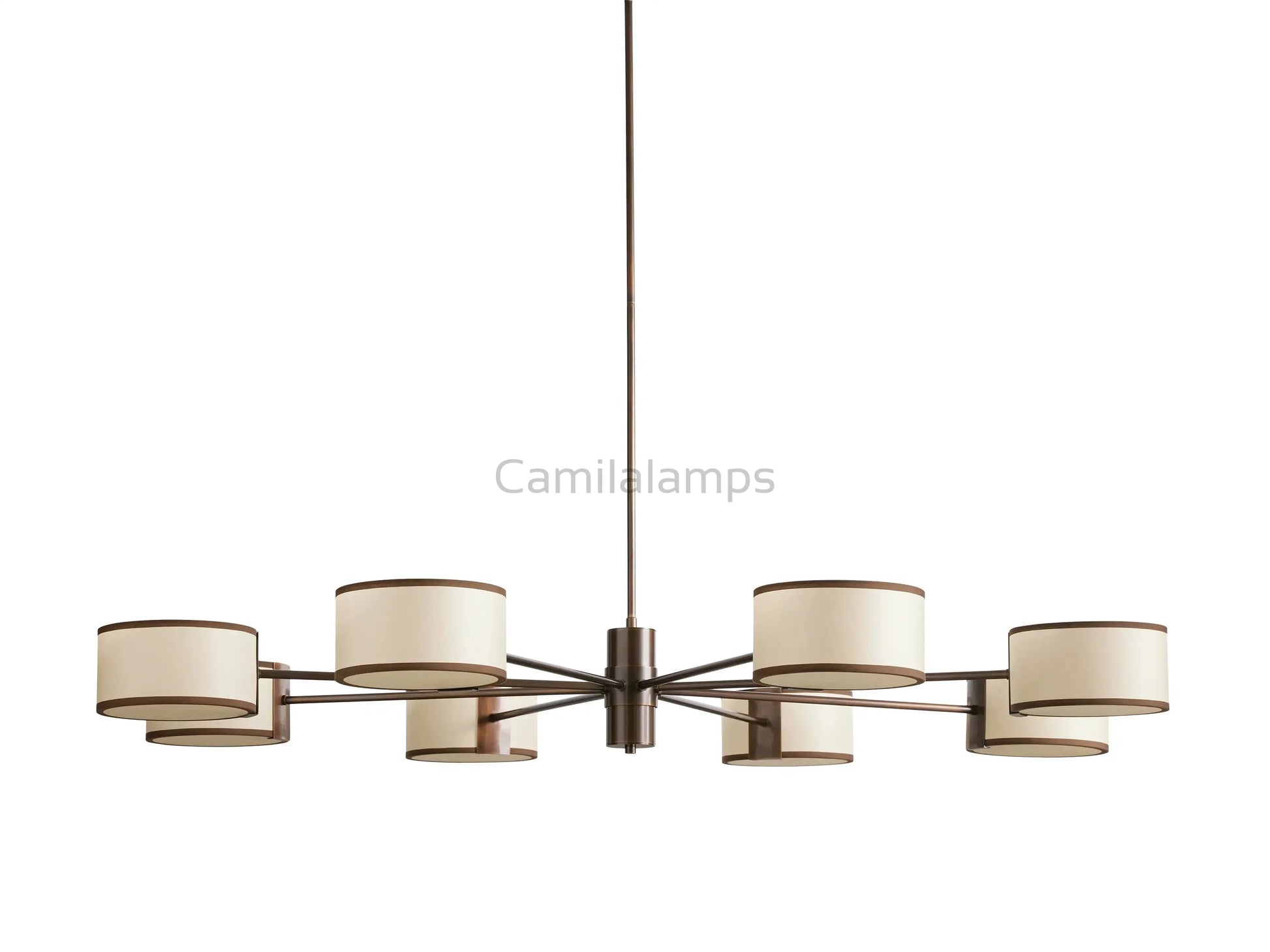 Daphne Round Chandelier 48''60'' - Camilalamps - Ca-110031H915