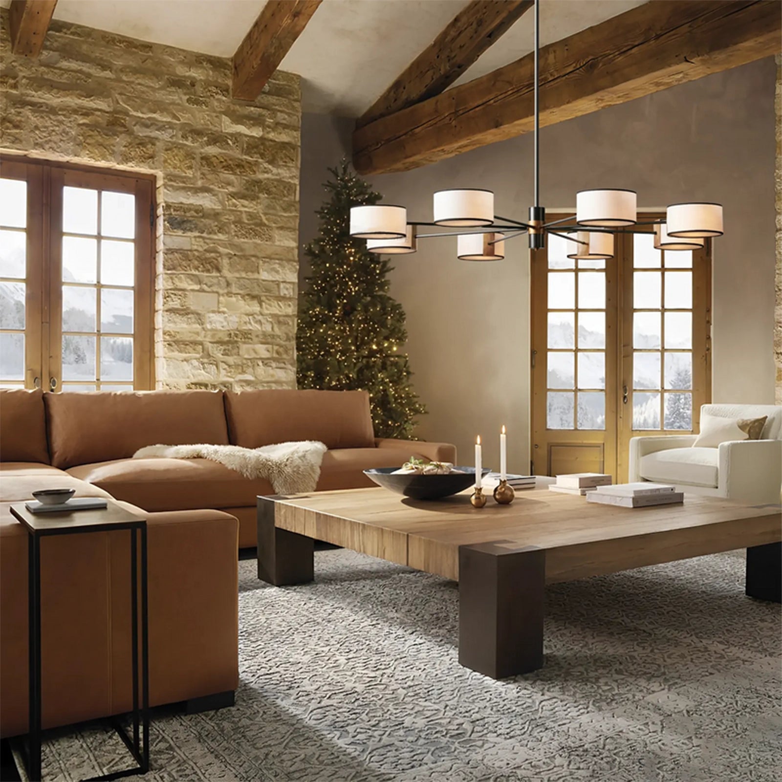 Daphne Round Chandelier 48''60'' - Camilalamps - CA - 10031H915