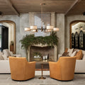 Daphne Round Chandelier 48''60'' - Camilalamps - Ca-110031H103