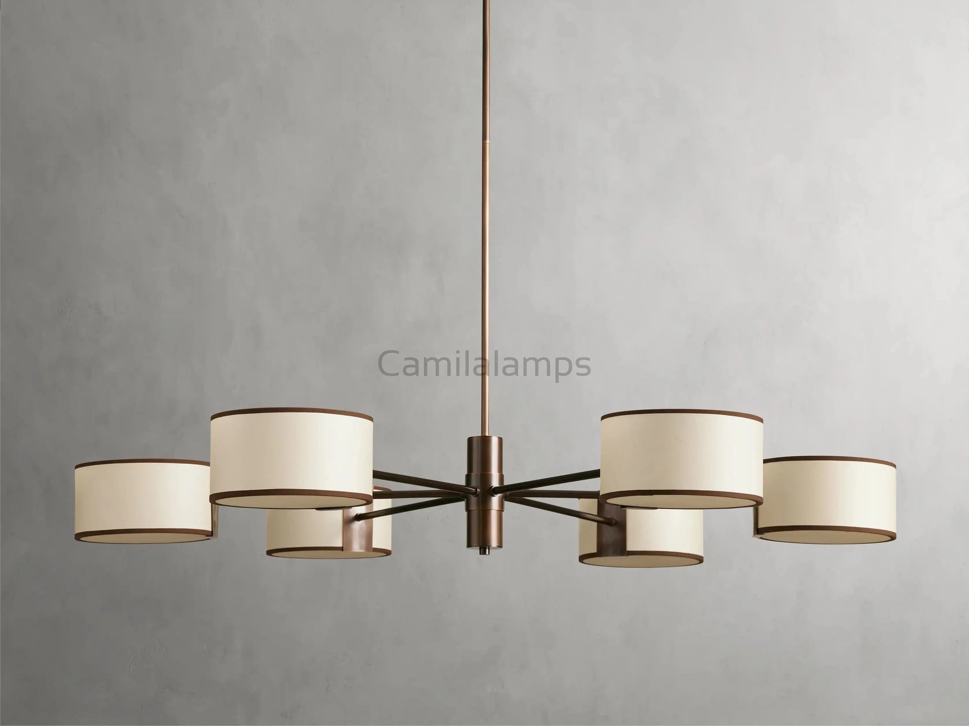 Daphne Round Chandelier 48''60'' - Camilalamps - Ca-110031H913