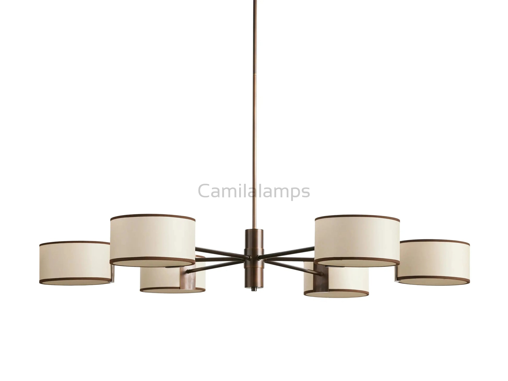 Daphne Round Chandelier 48''60'' - Camilalamps - Ca-110031H103