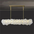 Darcy Alabaster Snowflake Linear Chandelier - Camilalamps - CAM - 2169