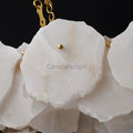 Darcy Alabaster Snowflake Linear Chandelier With Chain - Camilalamps - CAM - 2260