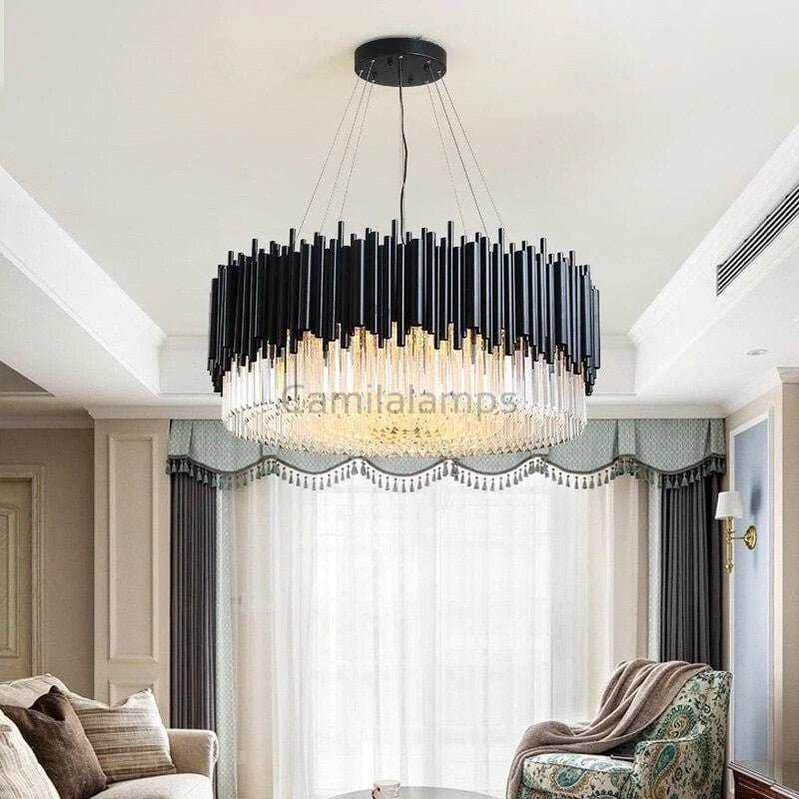Deborah Modern Crystal Round Chandelier - Camilalamps - ILM0342