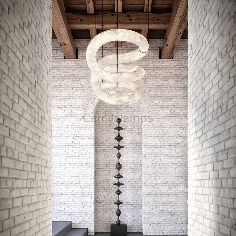 Delilah Designer Alabaster Modern Luxury Inspired Lamp - Camilalamps - CAM - De - 05