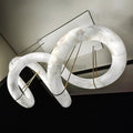 Delilah Modern Inspired Alabaster Chandelier - Camilalamps - CAM1679