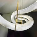 Delilah Modern Inspired Alabaster Chandelier - Camilalamps - CAM1679
