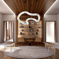 Delilah Symmetrical Entryway Alabaster Chandelier - Camilalamps - CAM - De - 06