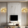 Della Modern Gold Leaf Bedroom Sconce - Camilalamps - ILM1014