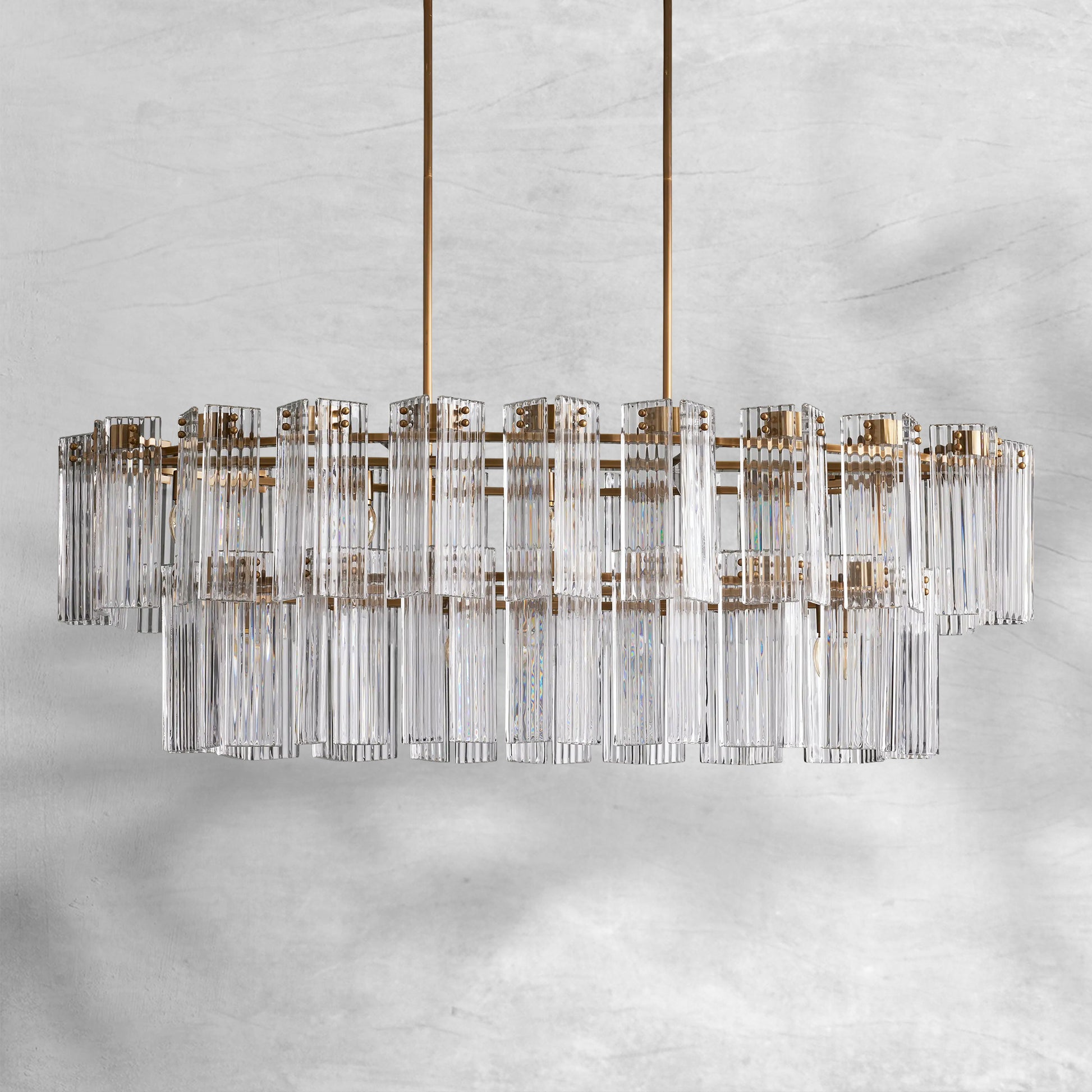 Delsie Oval Chandelier 51''63''72'' - Camilalamps - CA - 10031H98KT