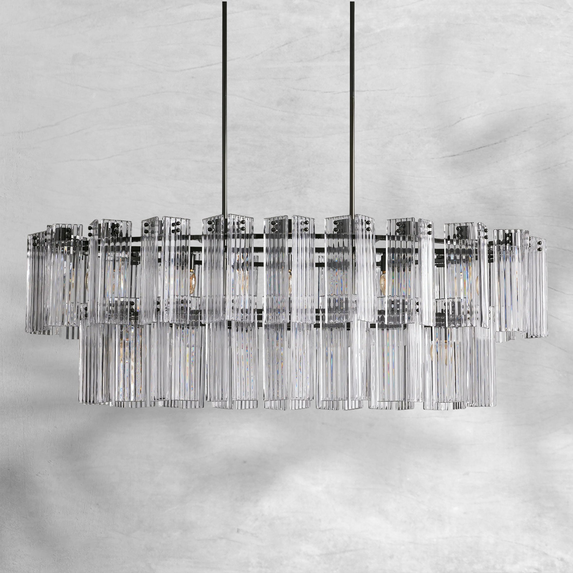 Delsie Oval Chandelier 51''63''72'' - Camilalamps - CA - 10031H98KT