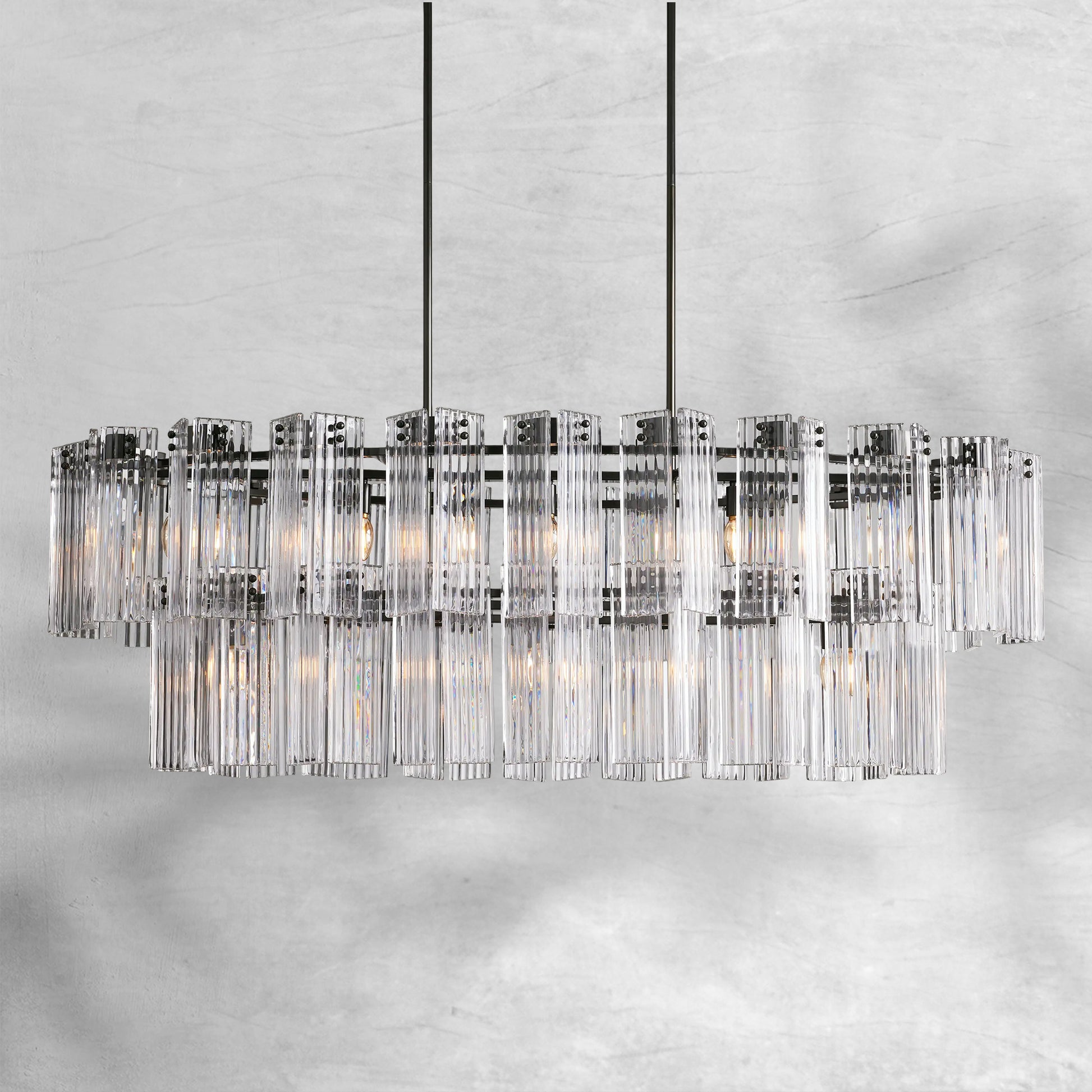 Delsie Oval Chandelier 51''63''72'' - Camilalamps - CA - 10031H98KT