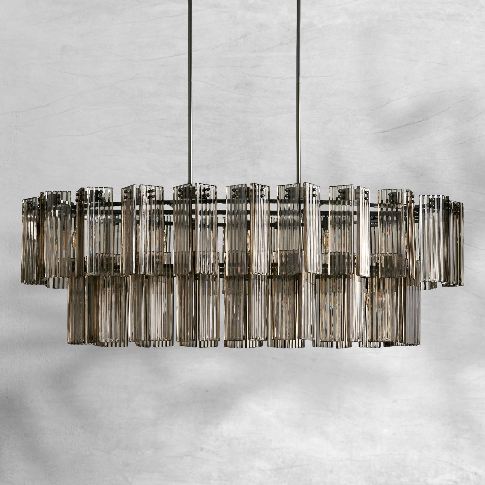 Delsie Oval Chandelier 51''63''72'' - Camilalamps - CA - 10031H98KT