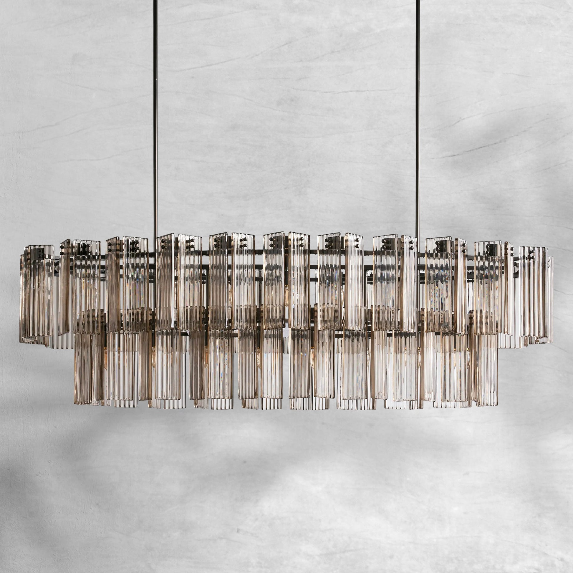 Delsie Oval Chandelier 51''63''72'' - Camilalamps - Ca-1DEL-1108