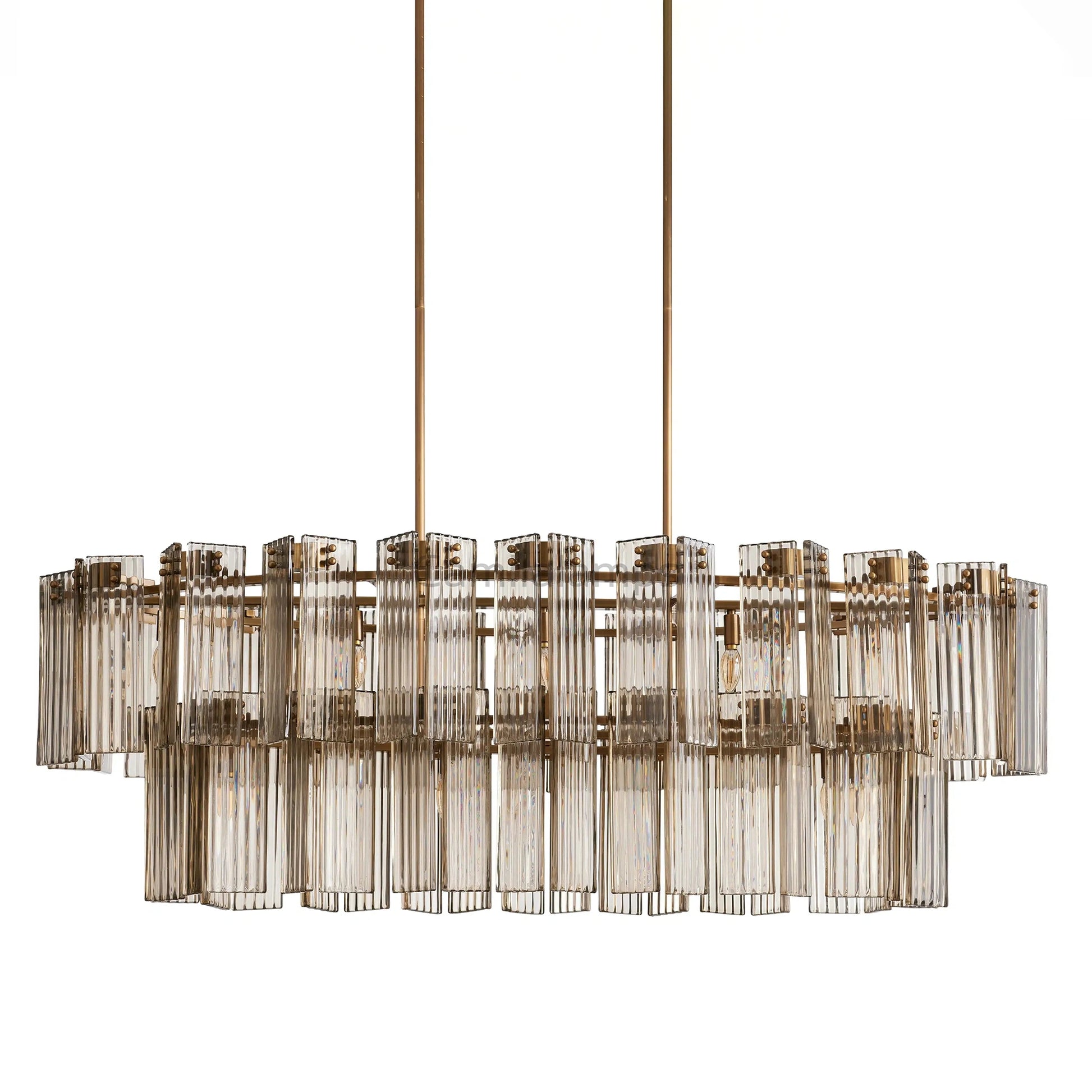Delsie Oval Chandelier 51''63''72'' - Camilalamps - CA - 10031H98KT