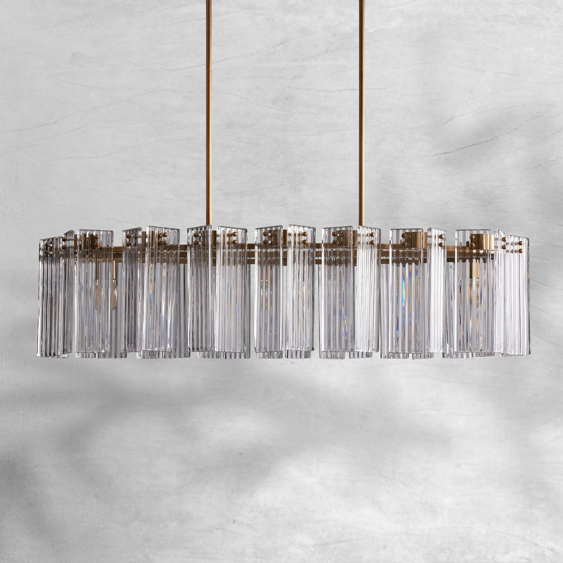 Delsie Oval Chandelier 51''63''72'' - Camilalamps - Ca-110031H11KT