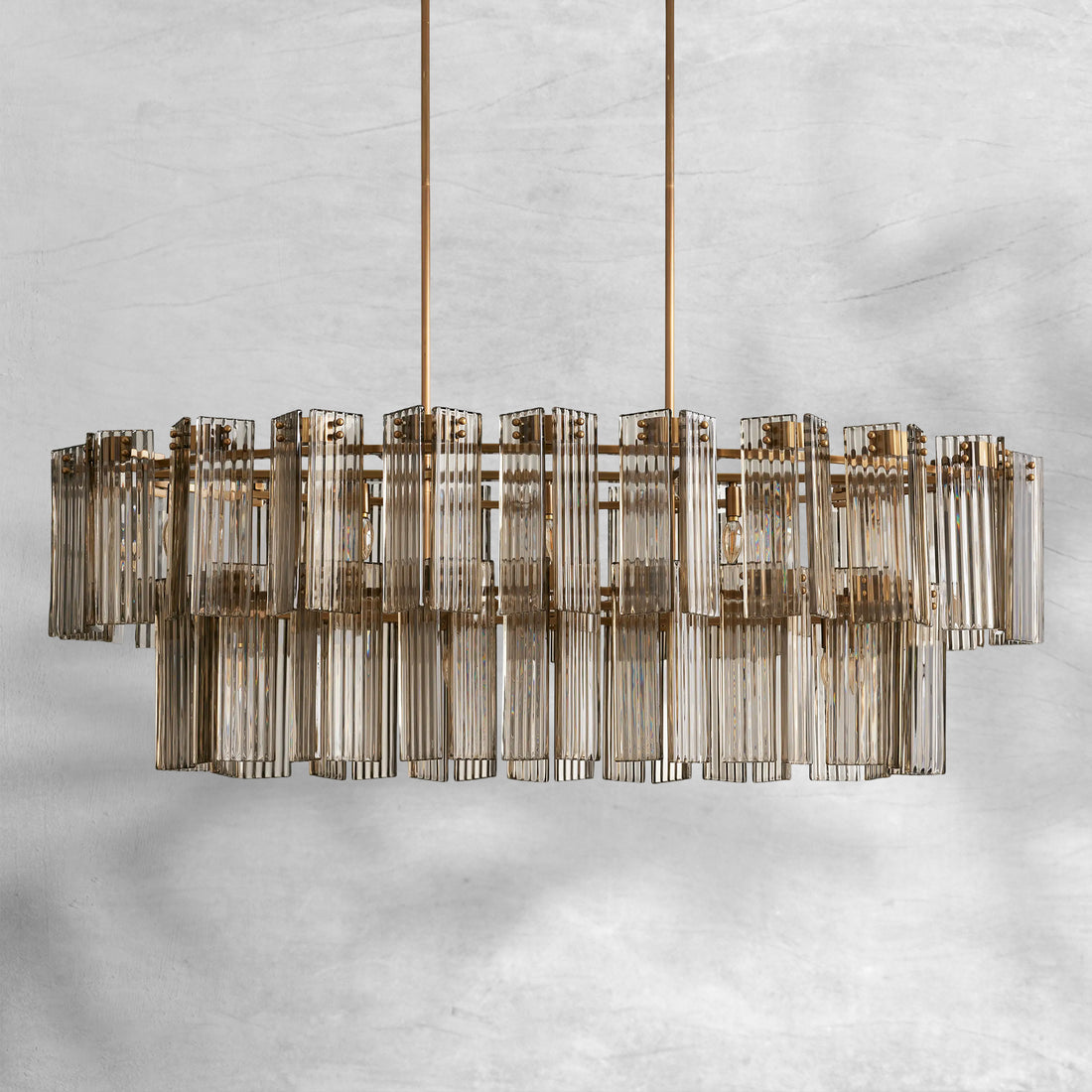 Delsie Oval Chandelier 51''63''72'' - Camilalamps - CA - 10031H98KT