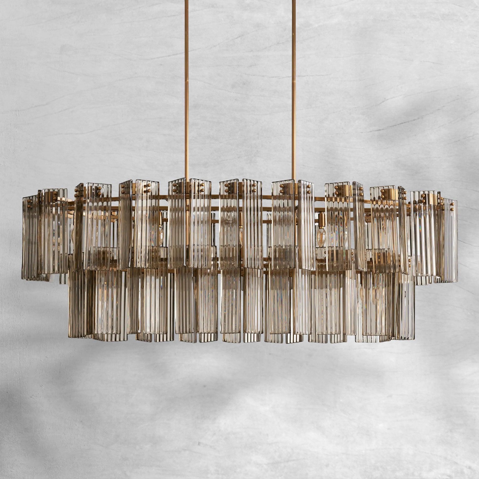 Delsie Oval Chandelier 51''63''72'' - Camilalamps - CA - 10031H98KT