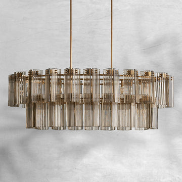 Delsie Oval Chandelier 51''63''72'' - Camilalamps - CA - 10031H98KT