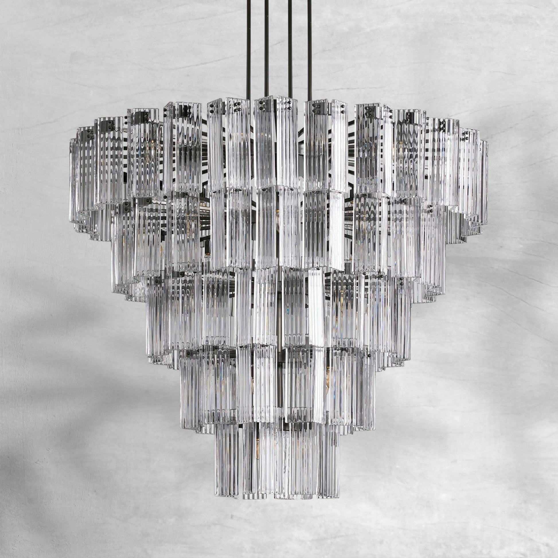 Delsie Round Chandelier 38''48''60'' - Camilalamps - Ca-1DELSIE-1100