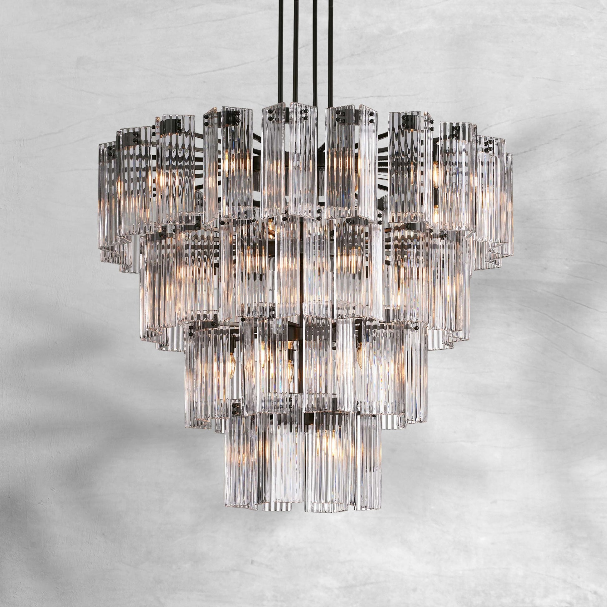Delsie Round Chandelier 38''48''60'' - Camilalamps - Ca-1DELSIE-1104