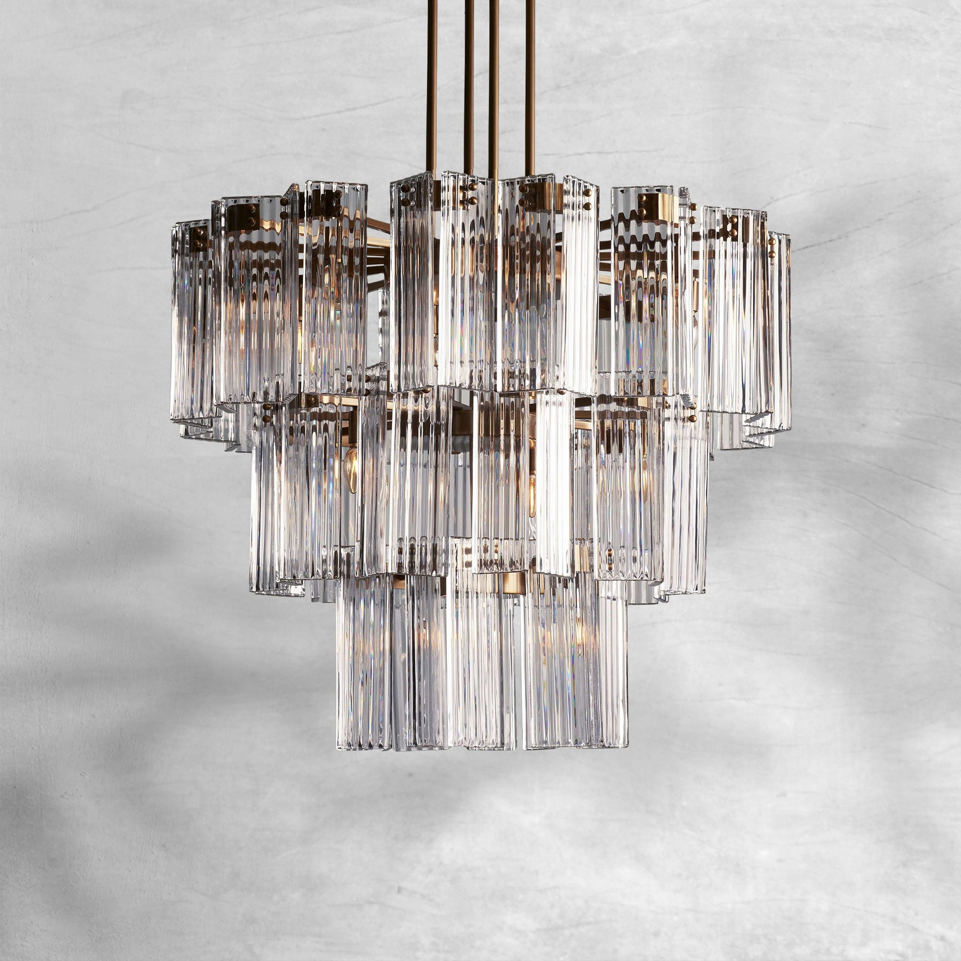 Delsie Round Chandelier 38''48''60'' - Camilalamps - Ca-110031H94KT
