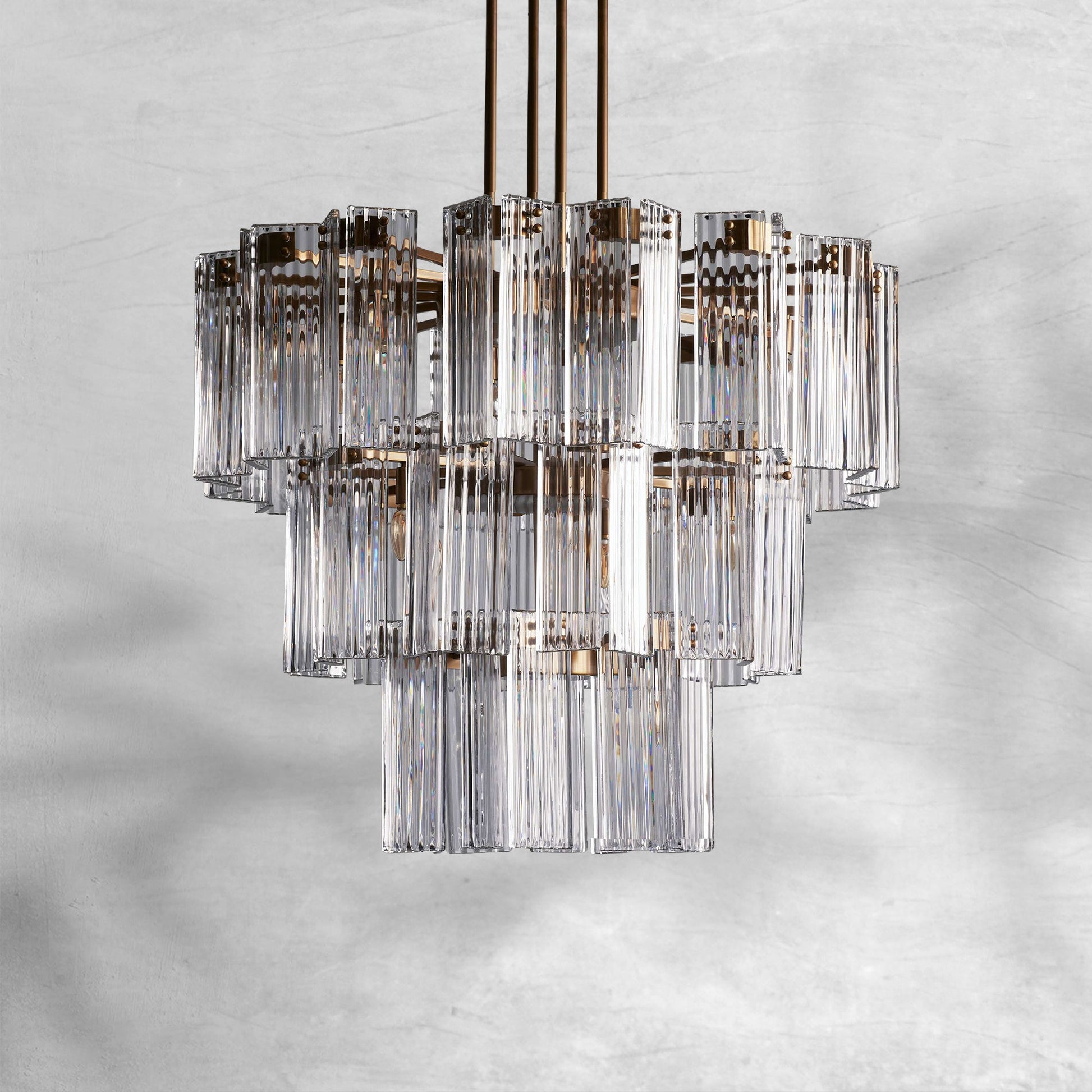 Delsie Round Chandelier 38''48''60'' - Camilalamps - Ca-110031H92KT