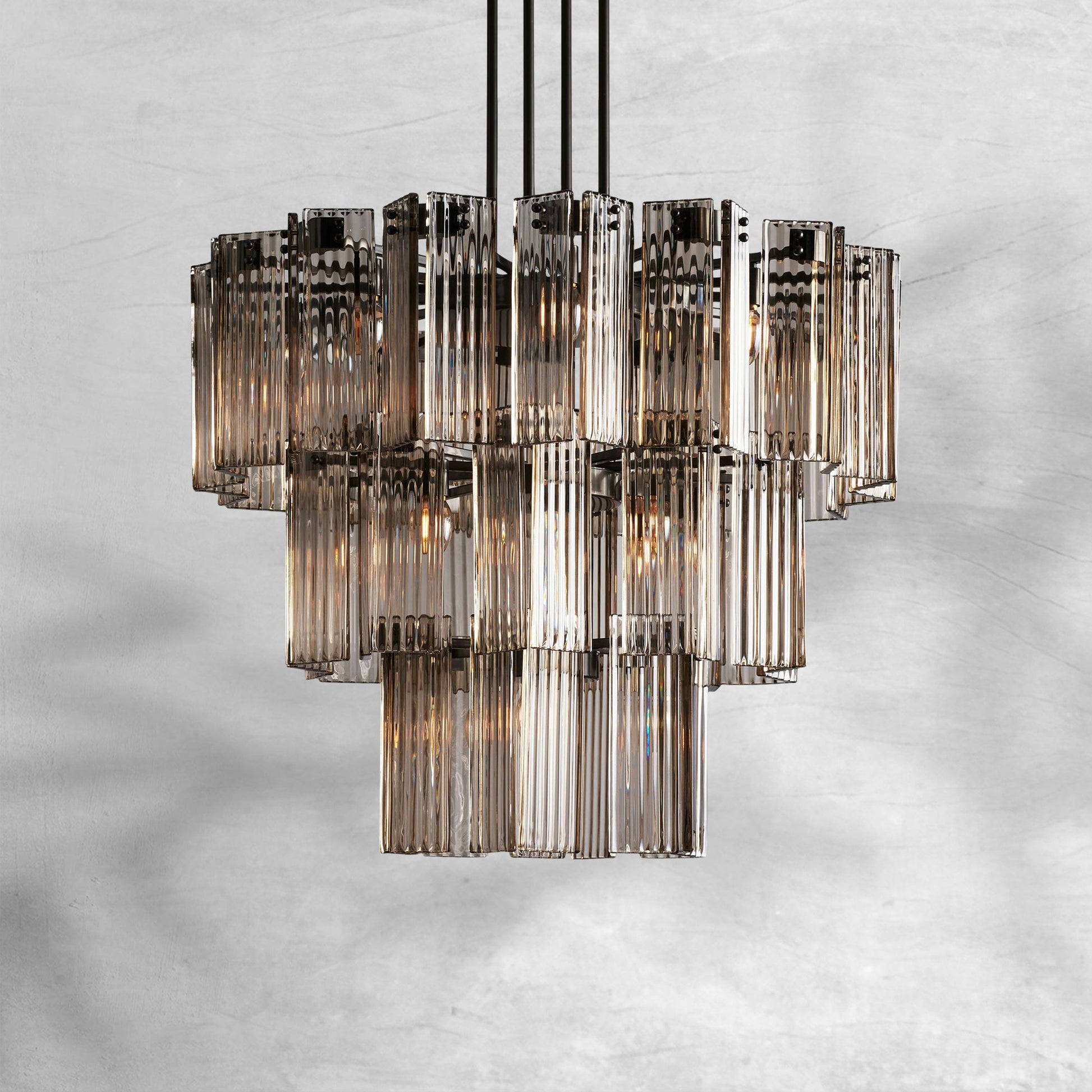 Delsie Round Chandelier 38''48''60'' - Camilalamps - Ca-110031H95KT