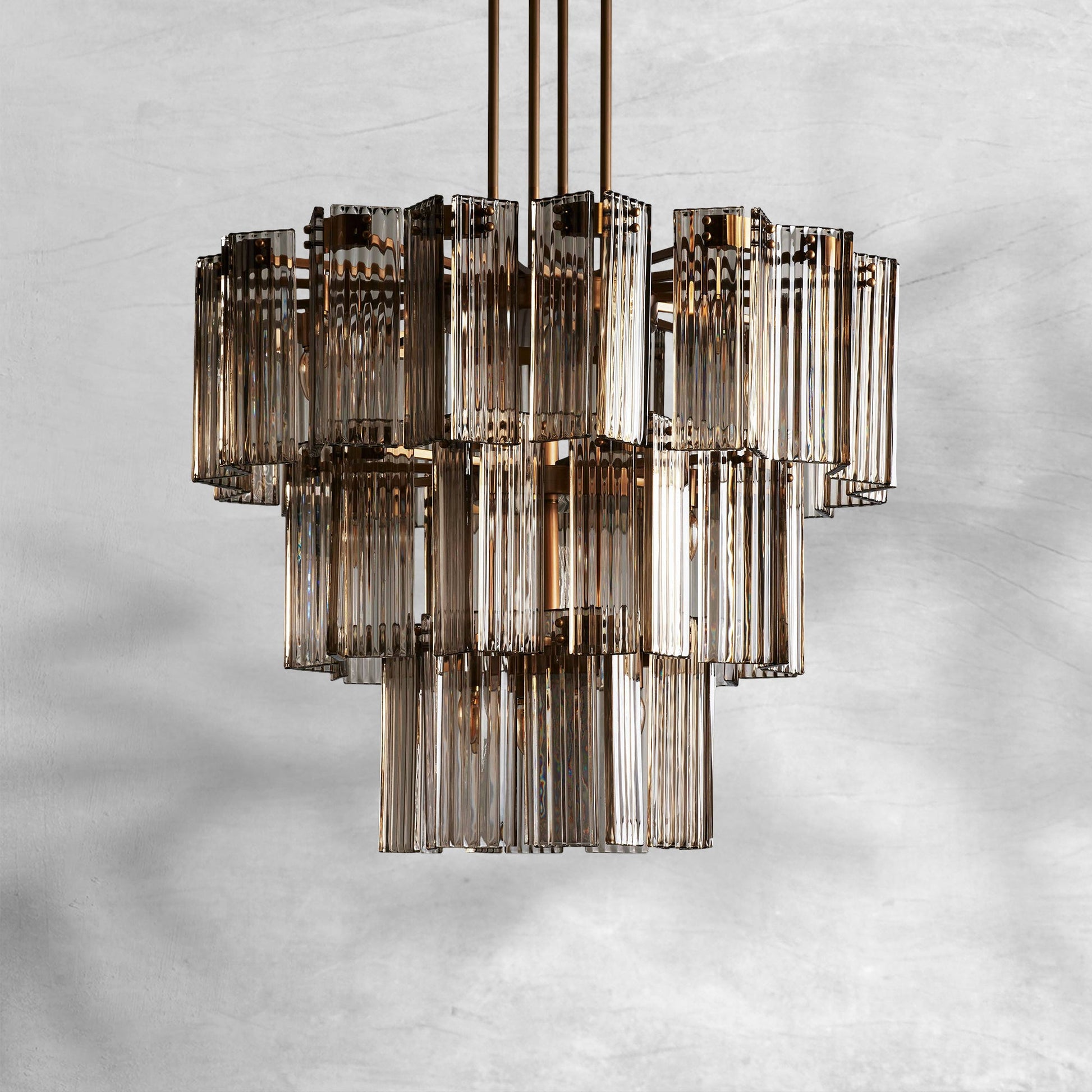 Delsie Round Chandelier 38''48''60'' - Camilalamps - Ca-110031H93KT