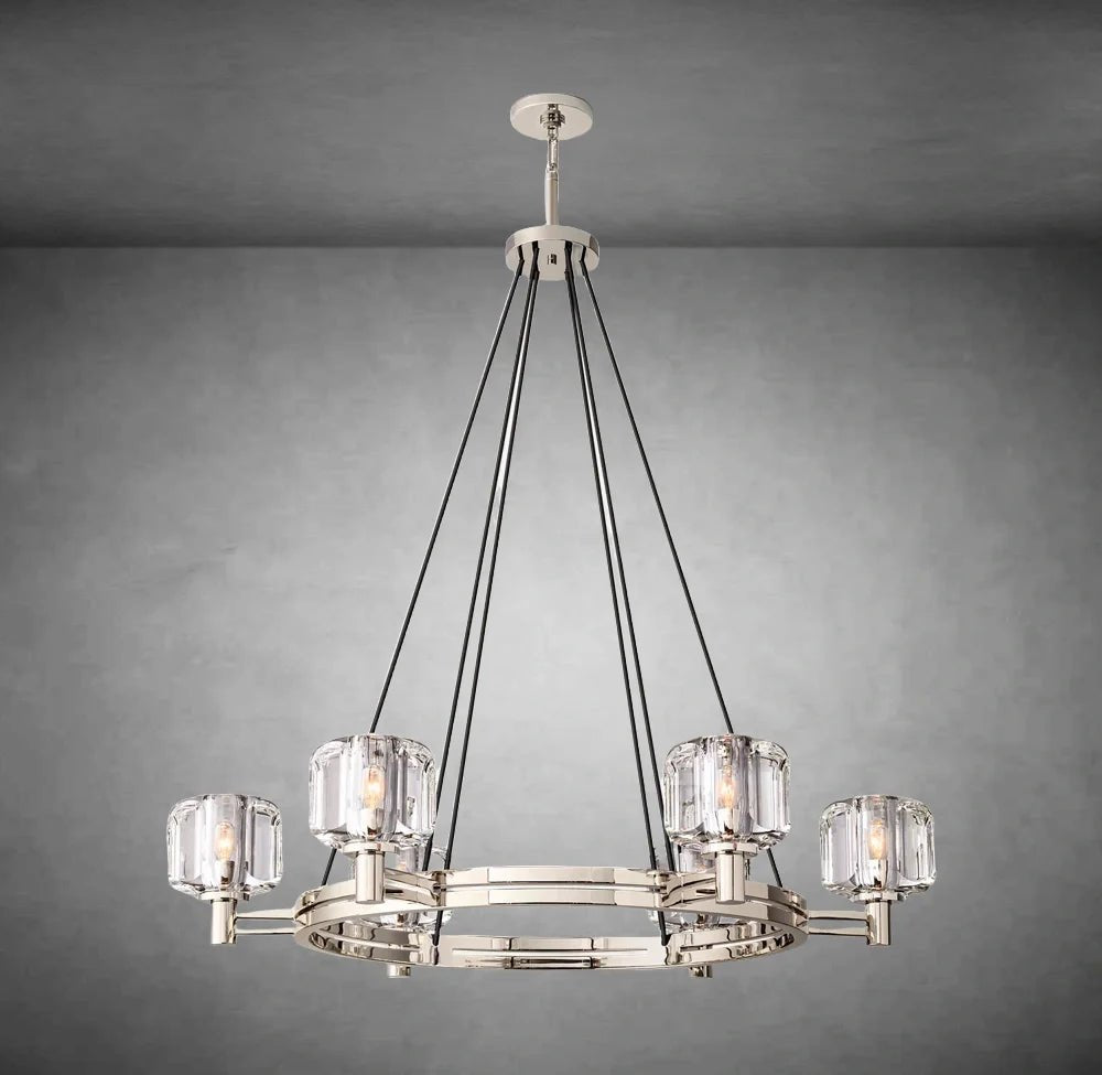 Demaket Round Chandelier Custom - Camilalamps - CA - RH - CH - 10