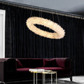 Derek Modern Crystal Cluster Round Chandelier - Camilalamps - ILC1071