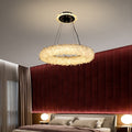 Derek Modern Rock Crystal Cluster Halo Chandelier - Camilalamps - Ca-10095