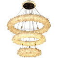 Derek Modern Rock Crystal Cluster Halo Chandelier - Camilalamps - Ca-10091