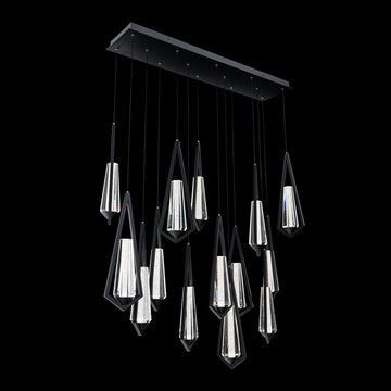 Devotion Linear Chandelier 14 Light - Camilalamps - CA - Devotion142
