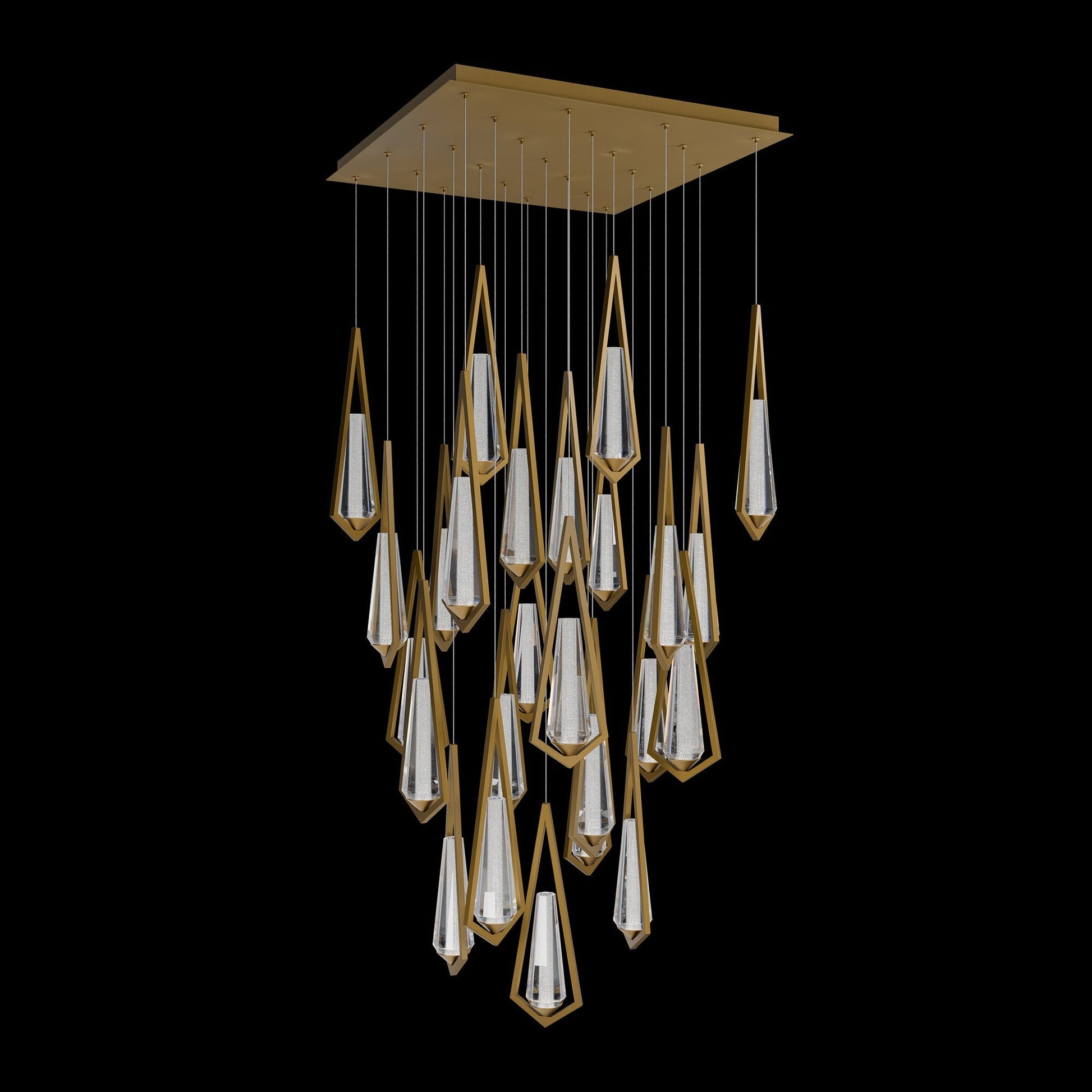Devotion Linear Chandelier 25 Light - Camilalamps - CA - Devotion251