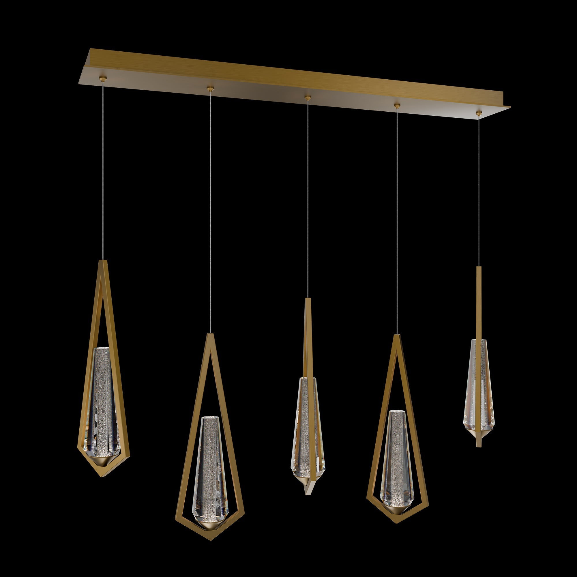 Devotion Linear Chandelier 5 Light - Camilalamps - CA - Devotion105