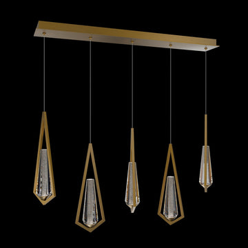 Devotion Linear Chandelier 5 Light - Camilalamps - CA - Devotion105