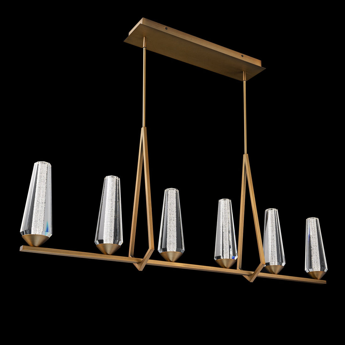 Devotion Linear Chandelier 6 Light - Camilalamps - CA - Devotion601