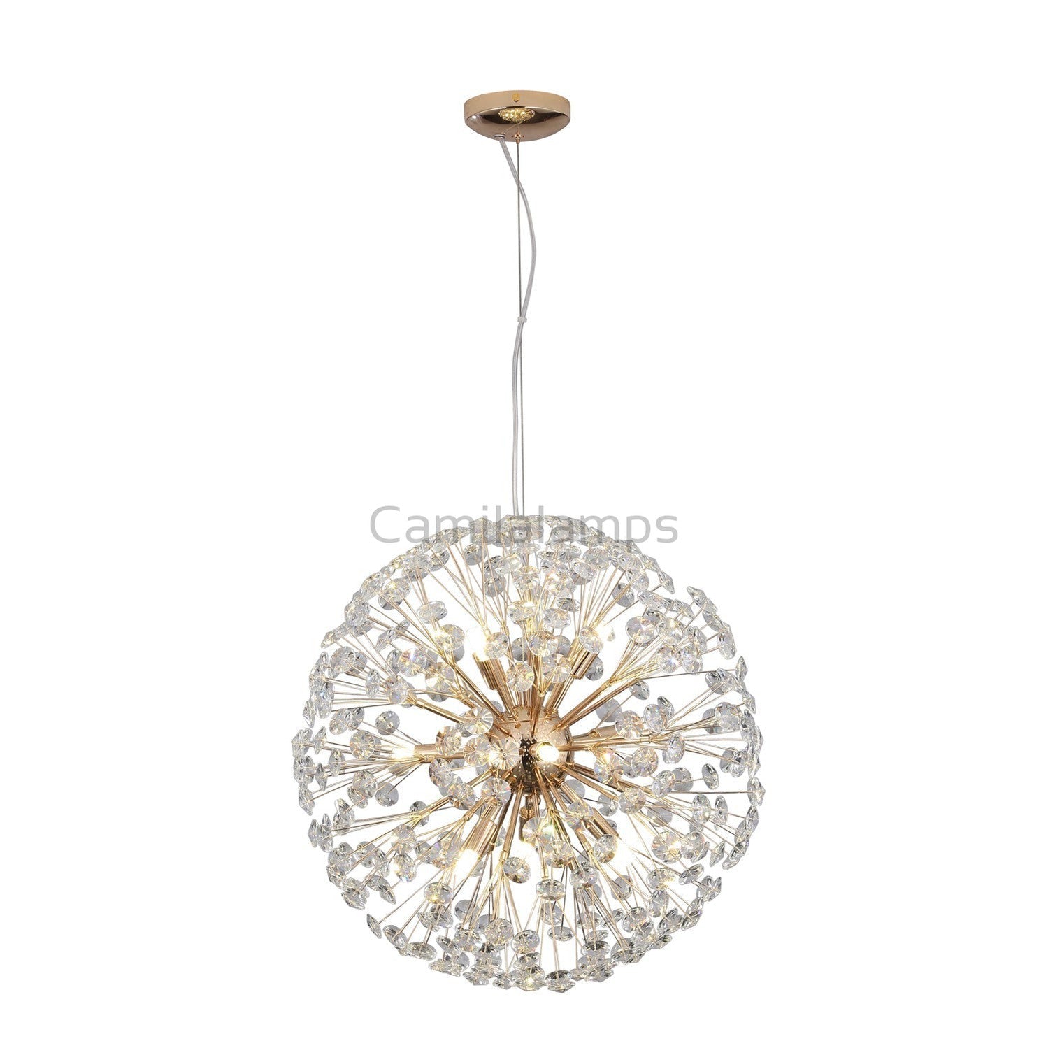 Dominic Modern Crystal Spherical Pendant Light - Camilalamps - CAM - DO - 01