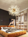 Dominic Modern Round Crystal Gold Pendant Light - Camilalamps - CAM1400 - 1