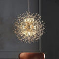 Dominic Modern Round Crystal Gold Pendant Light - Camilalamps - CAM1400 - 2