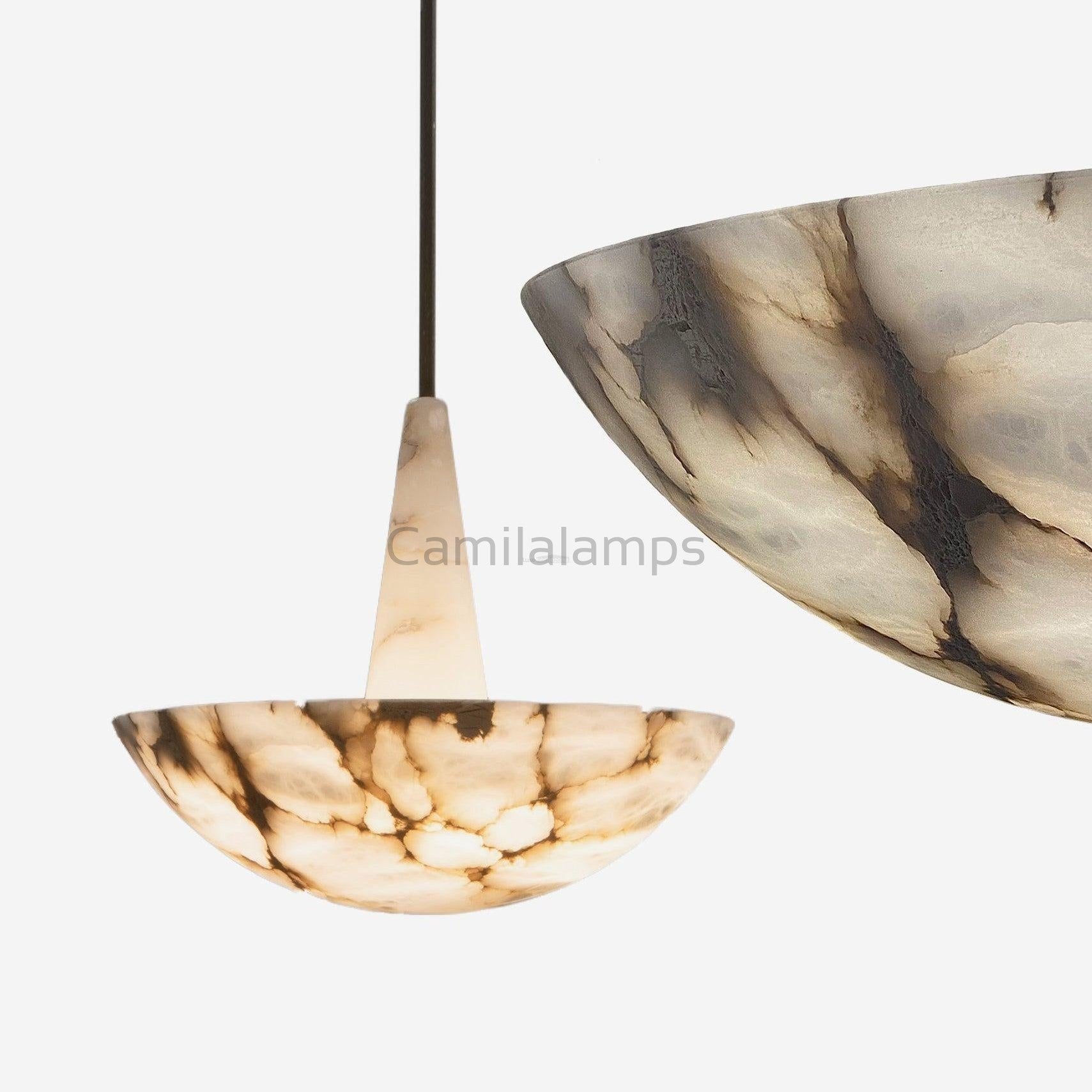 Domus Alabaster Round Chandelier - Camilalamps - Domus - 1461 - ? 19. - White - Warm - 1