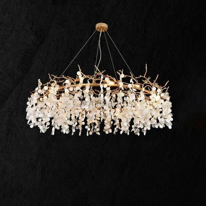 Donna Round Circle Fortune Tree Round Branch Chandelier - Camilalamps - Ca-1DO2023-1C1009