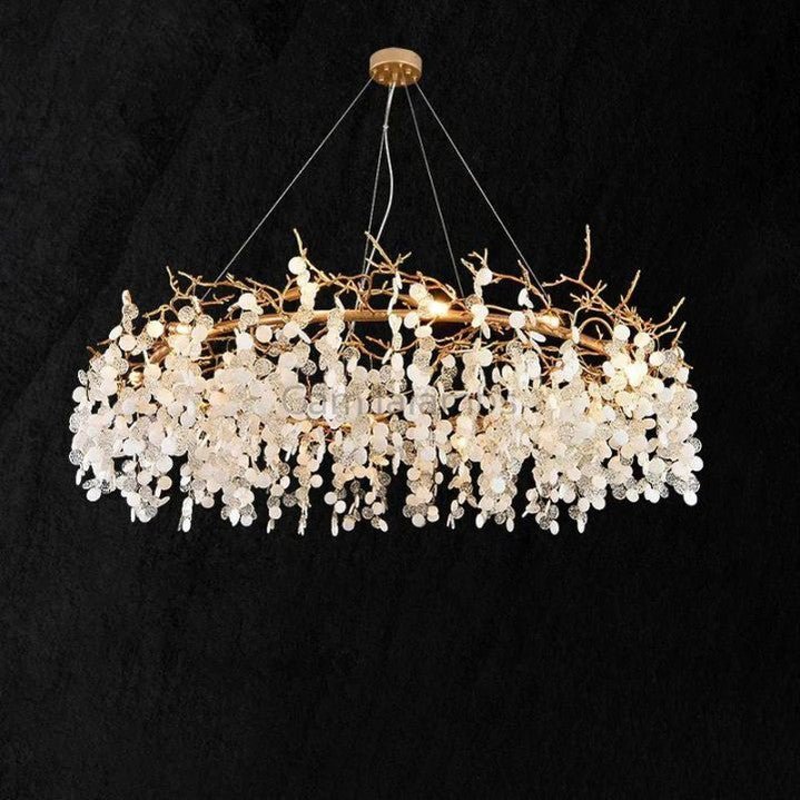 Donna Round Circle Fortune Tree Round Branch Chandelier - Camilalamps - CA - DO2023 - C1010